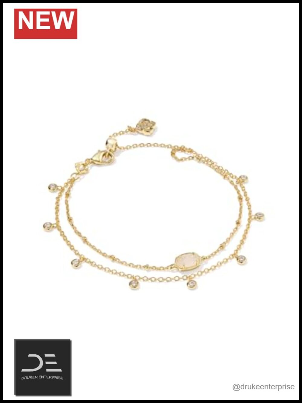 Kendra Scott Emilie Crystal Multi Strand Bracelet